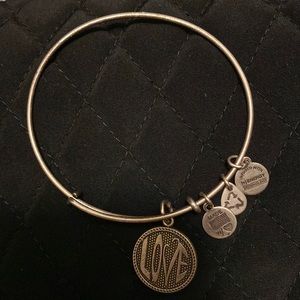 Alex and Ani LOVE Silver Bracelet